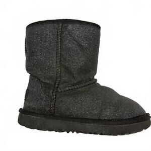 girl's sparkly sherpa UGG boots size 12